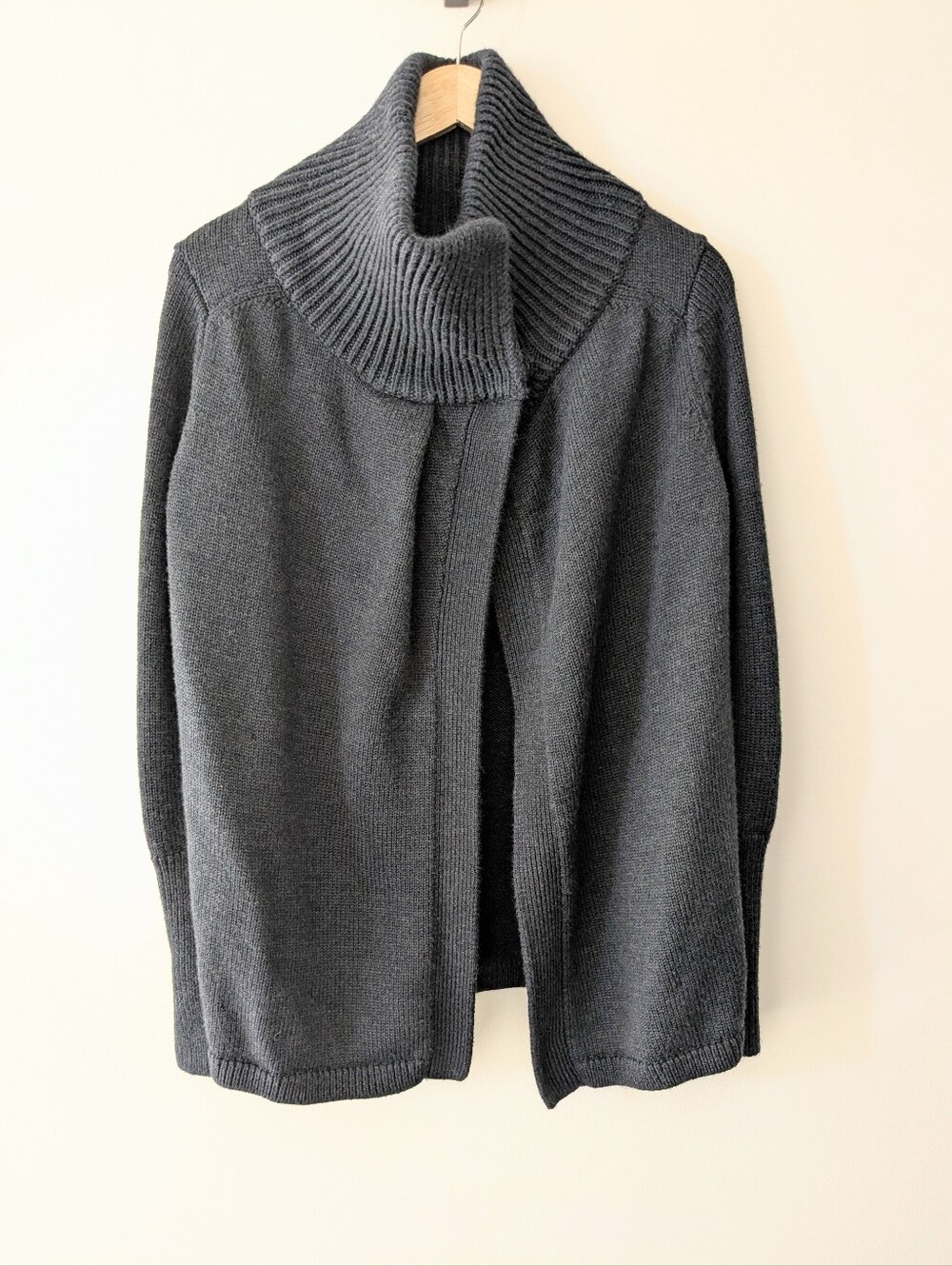 lululemon Post Practice Cardigan Inkwell Navy Oversized Knit Size 6 W4D51S
